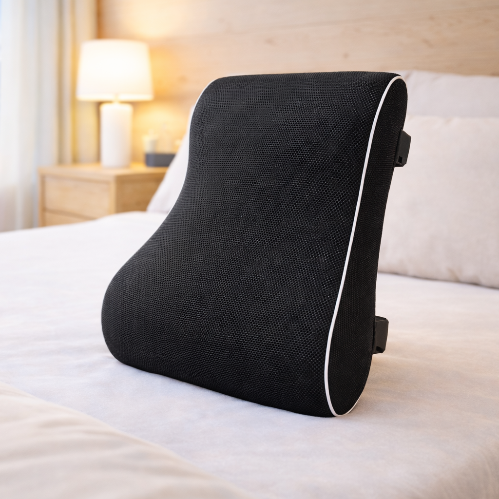 Ergonomisches Rückenkissen Memory Foam für Büro Stuhl Auto – SwissConfort